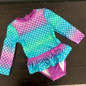Cat & Jack mermaid bathing suit 2T